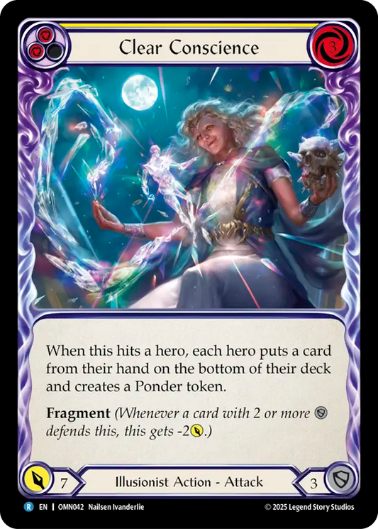 Clear Conscience (Yellow) OMN042 (Omens of the Third Age)