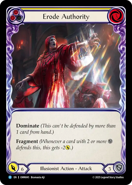 Erode Authority (Yellow) OMN045 (Omens of the Third Age)