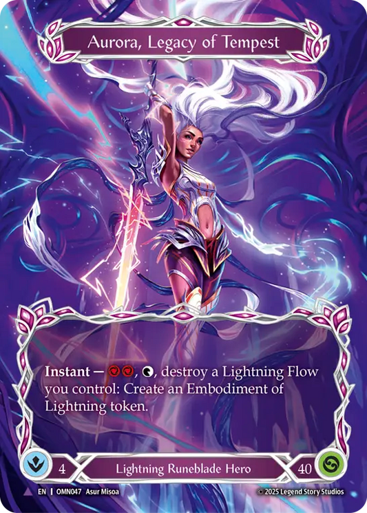 Aurora, Legacy of Tempest Cold Foil OMN047 (Omens of the Third Age)
