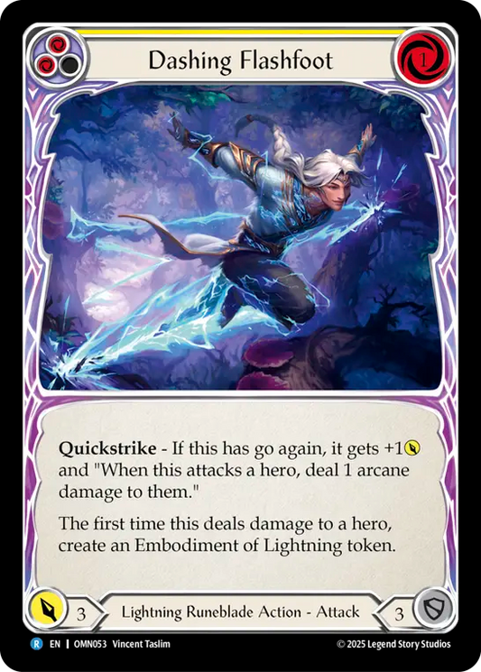 Dashing Flashfoot (Yellow) OMN053 (Omens of the Third Age)