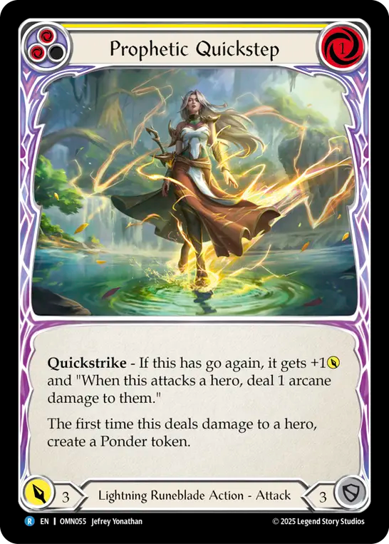 Prophetic Quickstep (Yellow) OMN055 (Omens of the Third Age)