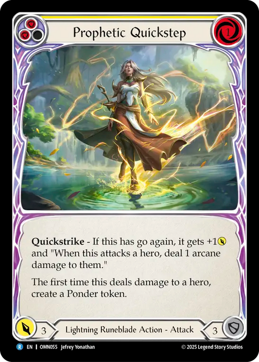 Prophetic Quickstep (Yellow) OMN055 (Omens of the Third Age)