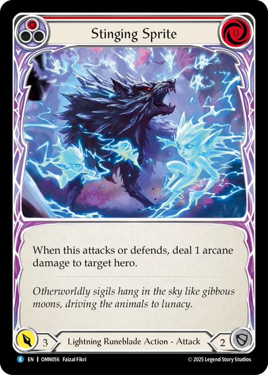 Stinging Sprite (Red) OMN056 (Omens of the Third Age)