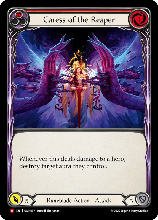 Caress of the Reaper (Red) OMN087 (Omens of the Third Age)