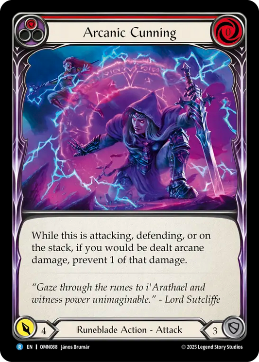 Arcanic Cunning (Red) OMN088 (Omens of the Third Age)