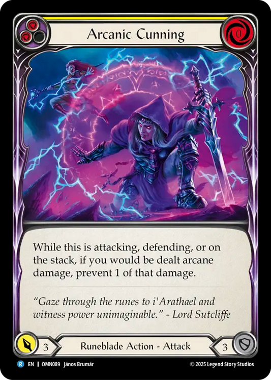 Arcanic Cunning (Yellow) OMN089 (Omens of the Third Age)