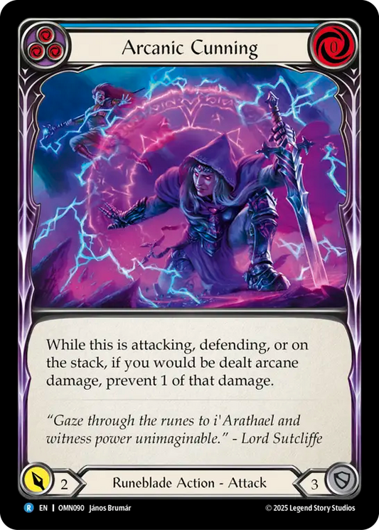 Arcanic Cunning (Blue) OMN090 (Omens of the Third Age)