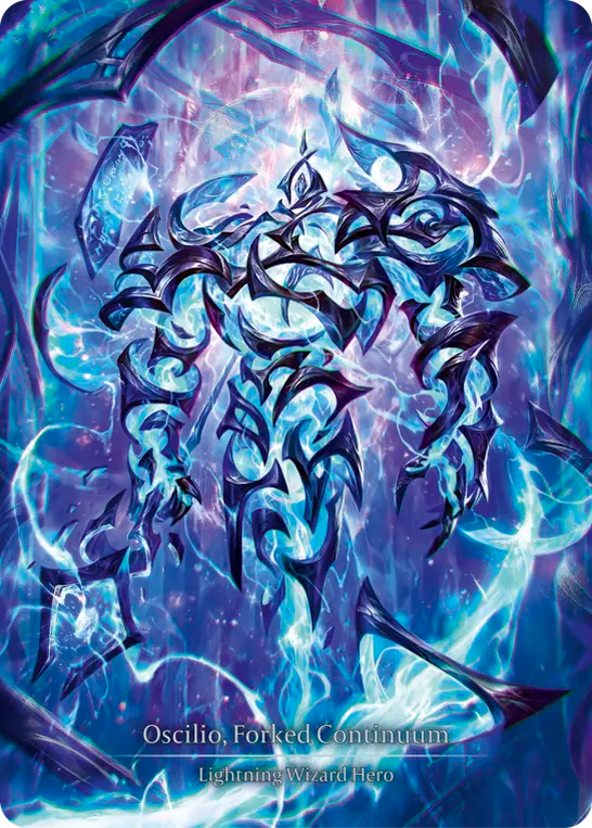 Oscilio, Forked Continuum Cold Foil OMN094 (Omens of the Third Age)