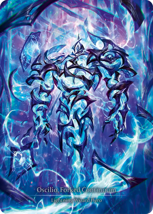 Oscilio, Forked Continuum Cold Foil OMN094 (Omens of the Third Age)
