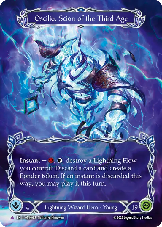 Oscilio, Scion of the Third Age Cold Foil OMN095 (Omens of the Third Age)