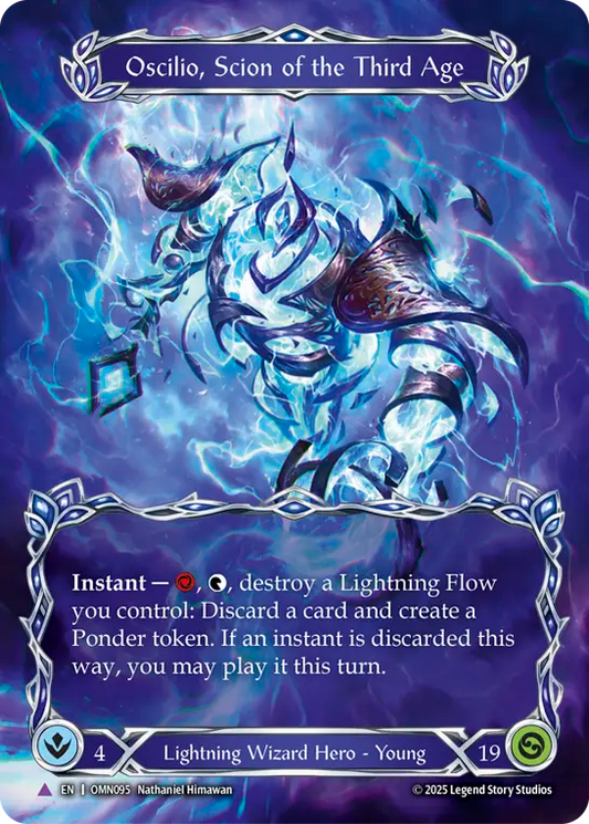 Oscilio, Scion of the Third Age Cold Foil OMN095 (Omens of the Third Age)
