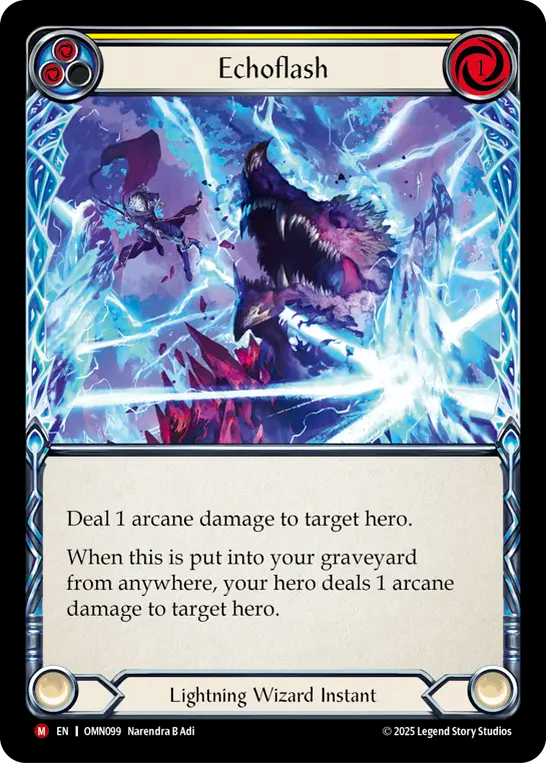Echoflash (Yellow) OMN099 (Omens of the Third Age)