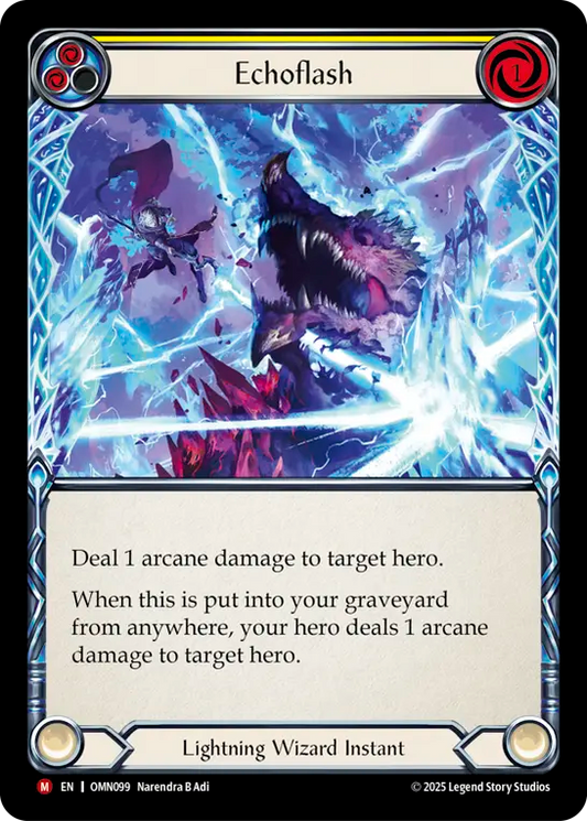 Echoflash (Yellow) OMN099 (Omens of the Third Age)