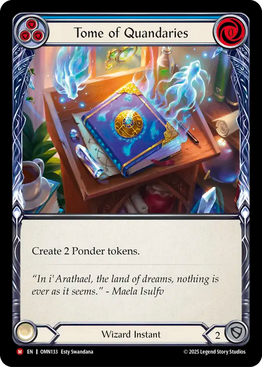 Tome of Quandaries (Blue) OMN133 (Omens of the Third Age)