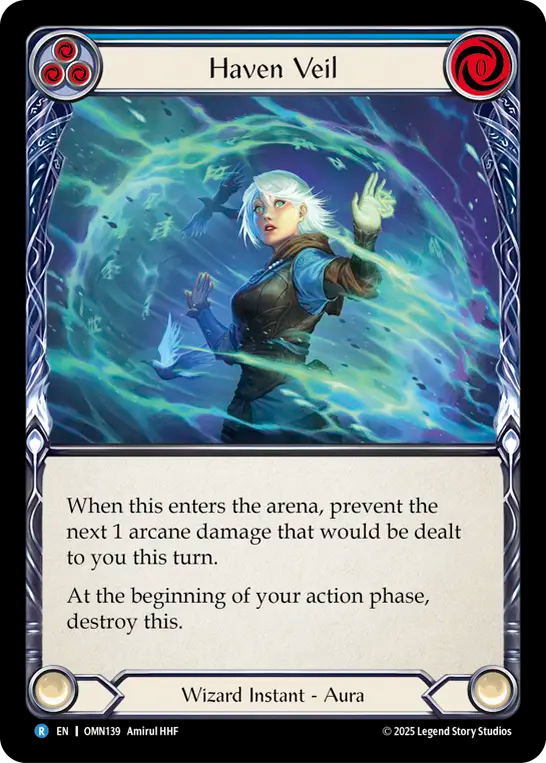 Haven Veil (Blue) OMN139 (Omens of the Third Age)