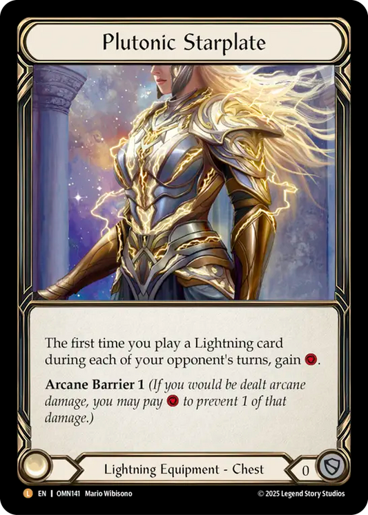 Plutonic Starplate Rainbow Foil OMN141 (Omens of the Third Age)