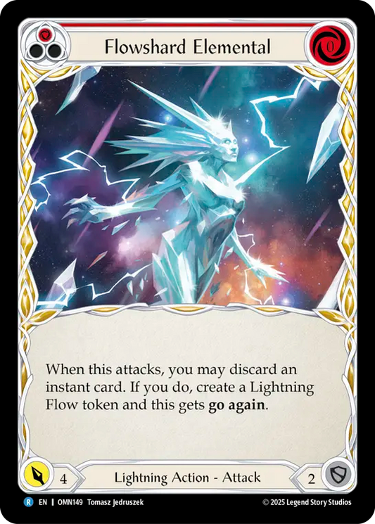 Flowshard Elemental (Red) OMN149 (Omens of the Third Age)