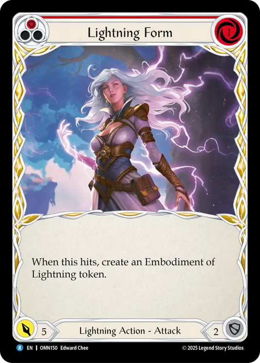 Lightning Form (Red) OMN150 (Omens of the Third Age)