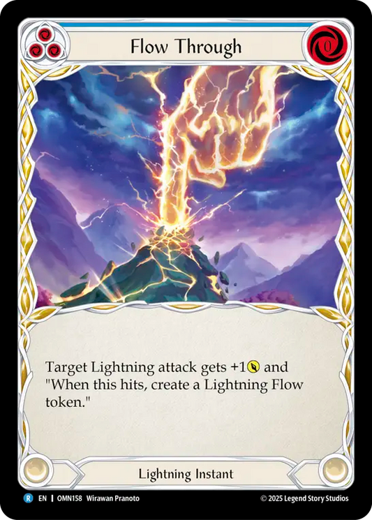 Flow Through Rainbow Foil (Blue) OMN158 (Omens of the Third Age)