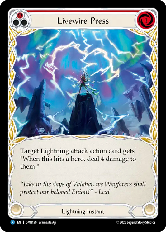 Livewire Press (Red) OMN159 (Omens of the Third Age)