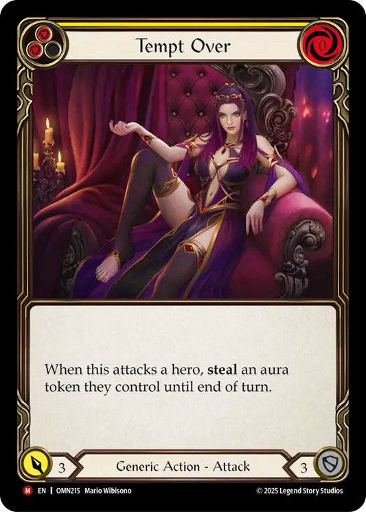 Tempt Over Rainbow Foil (Yellow) OMN215 (Omens of the Third Age)