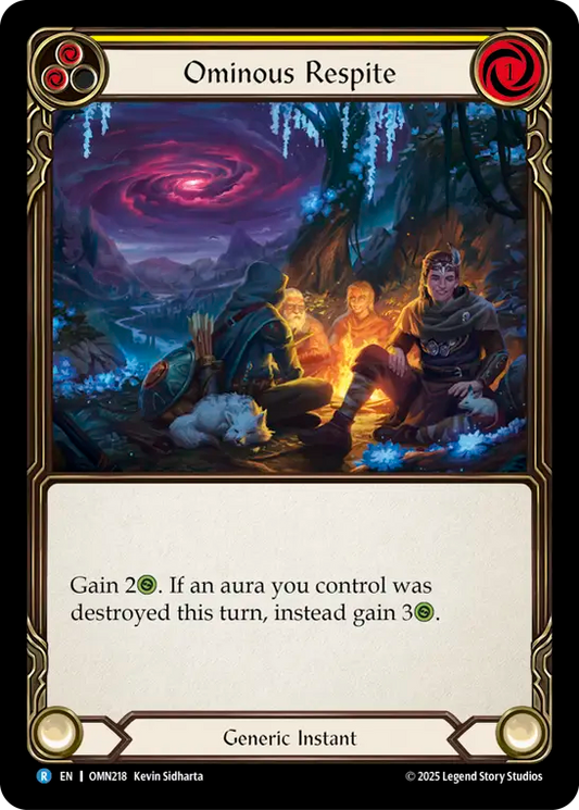 Ominous Respite (Yellow) OMN218 (Omens of the Third Age)