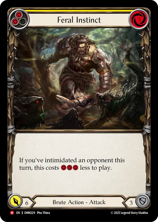 Feral Instinct (Yellow) OMN229 (Omens of the Third Age)