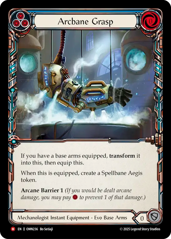 Arcbane Grasp Cold Foil (Blue) OMN236 (Omens of the Third Age)