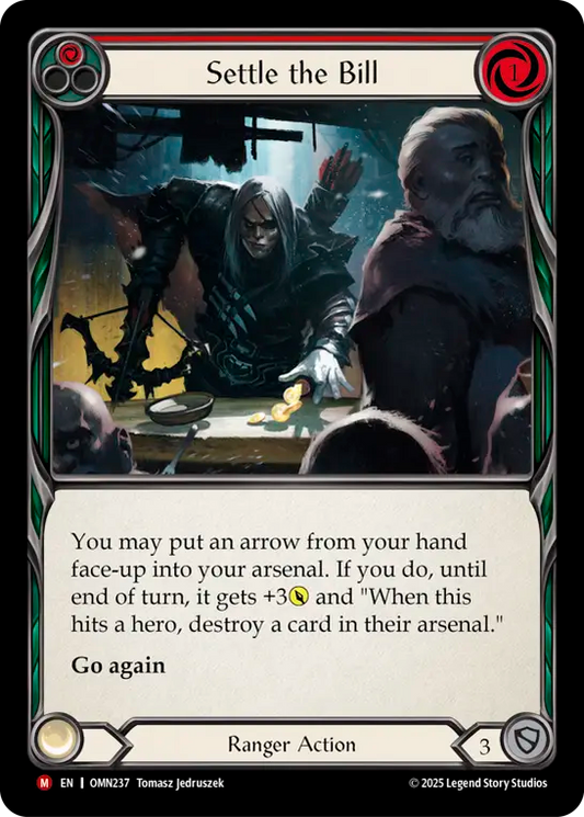 Settle the Bill (Red) OMN237 (Omens of the Third Age)