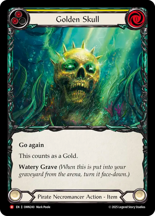 Golden Skull (Yellow) OMN240 (Omens of the Third Age)