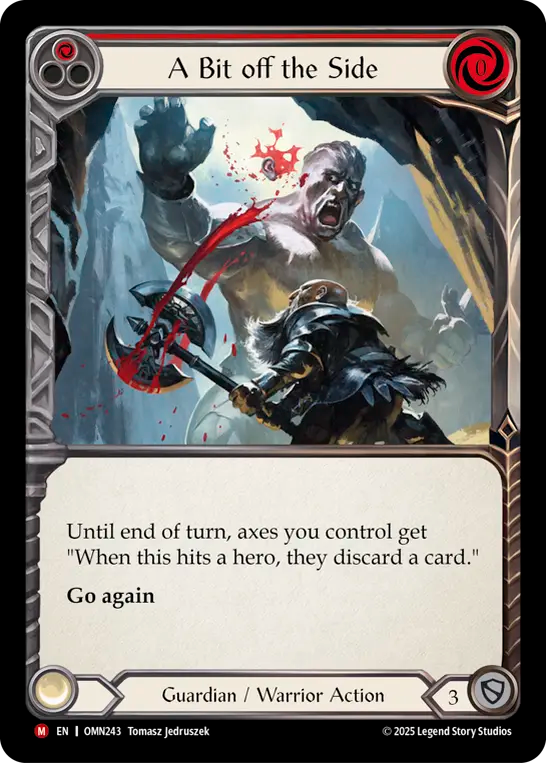 A Bit off the Side (Red) OMN243 (Omens of the Third Age)