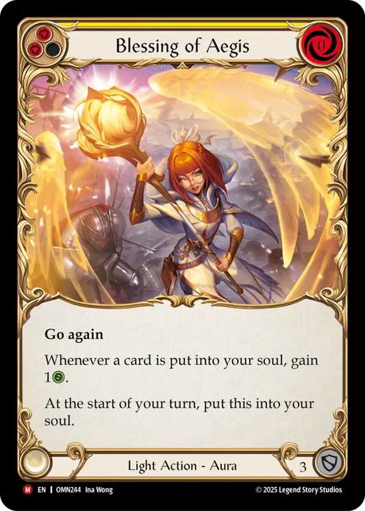 Blessing of Aegis (Yellow) OMN244 (Omens of the Third Age)