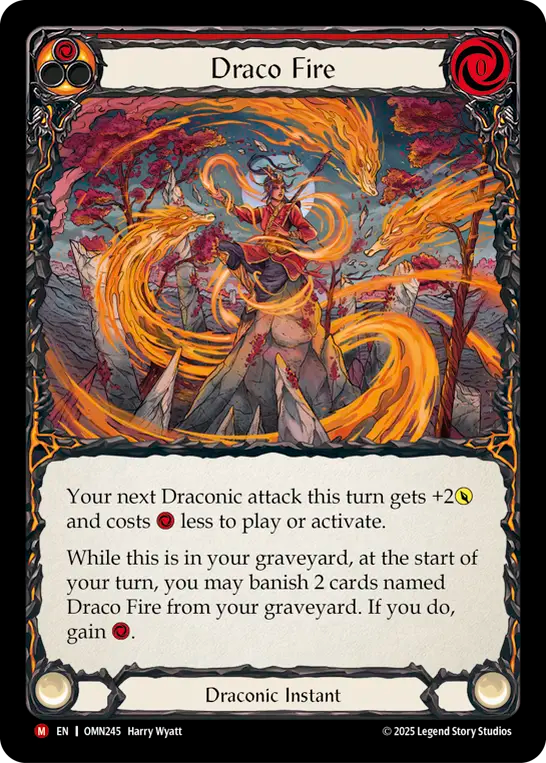 Draco Fire (Red) OMN245 (Omens of the Third Age)