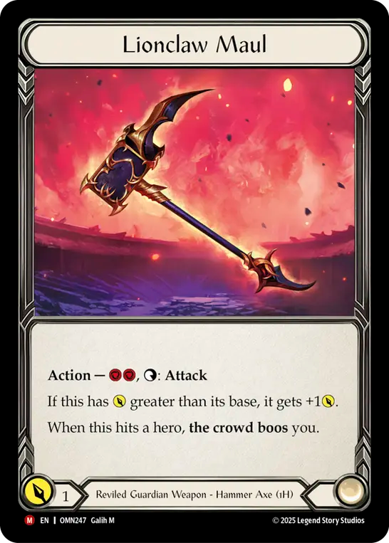 Lionclaw Maul OMN247 (Omens of the Third Age)