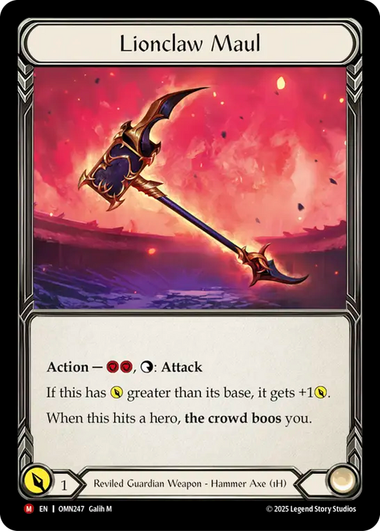 Lionclaw Maul OMN247 (Omens of the Third Age)