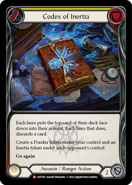 Codex of Inertia (Yellow) OUT161 (Outsiders)