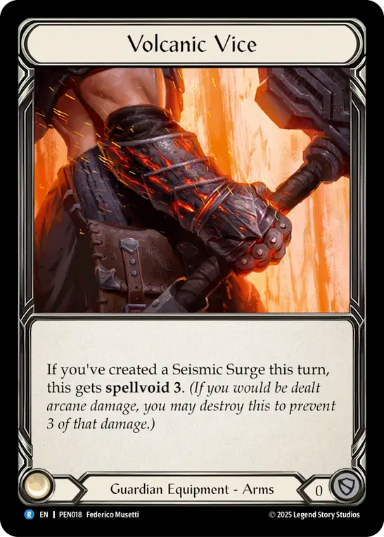 Volcanic Vice PEN018 (Compendium of Rathe)