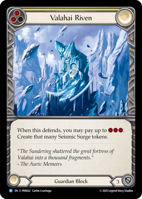 Valahai Riven (Yellow) PEN022 (Compendium of Rathe)