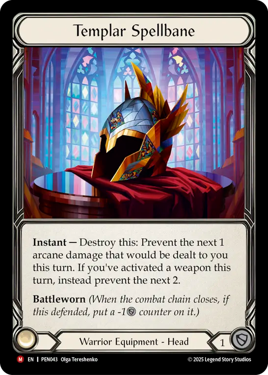 Templar Spellbane PEN043 (Compendium of Rathe)