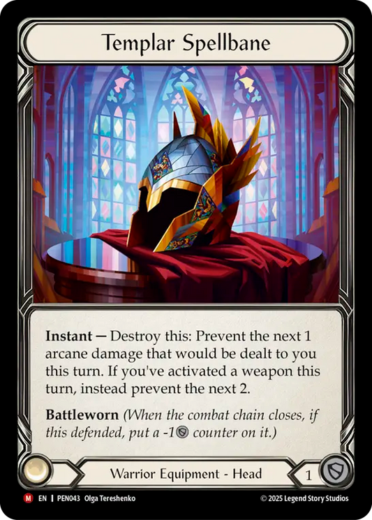 Templar Spellbane PEN043 (Compendium of Rathe)