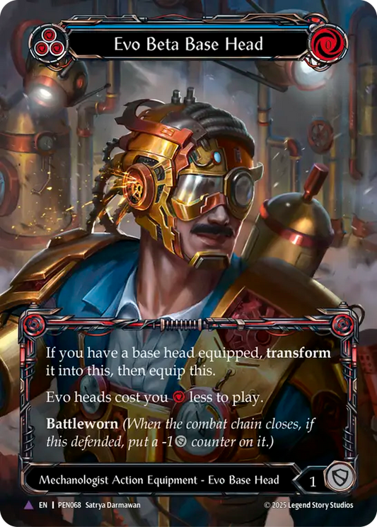 Evo Beta Base Head Cold Foil (Blue) PEN068 (Compendium of Rathe)