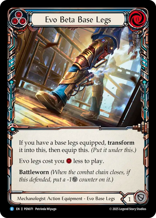 Evo Beta Base Legs (Blue) PEN071 (Compendium of Rathe)