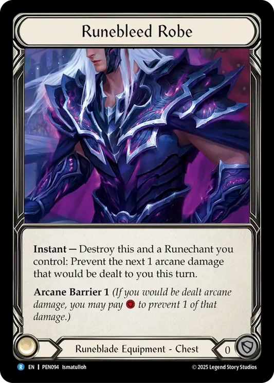 Runebleed Robe Cold Foil PEN094 (Compendium of Rathe)