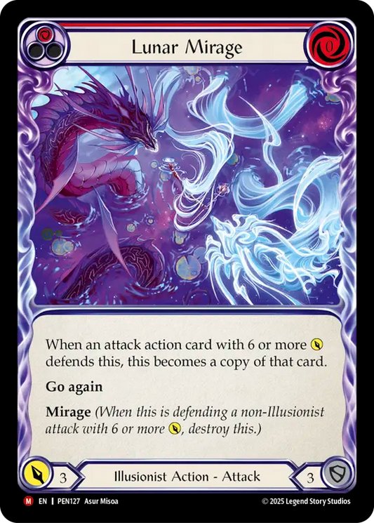 Lunar Mirage Rainbow Foil (Red) PEN127 (Compendium of Rathe)