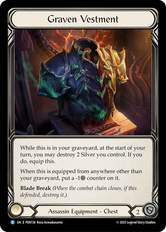 Graven Vestment Cold Foil PEN138 (Compendium of Rathe)