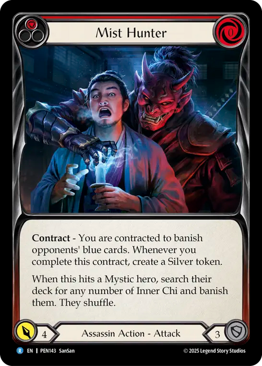 Mist Hunter Rainbow Foil (Red) PEN143 (Compendium of Rathe)