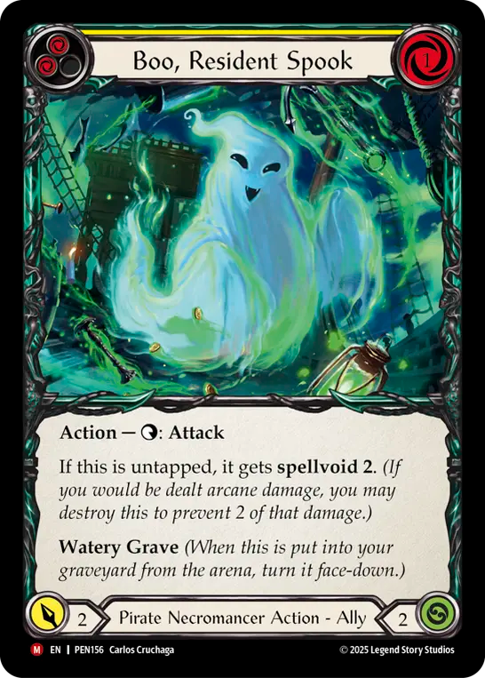 Boo, Resident Spook (Yellow) PEN156 (Compendium of Rathe)