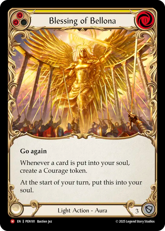 Blessing of Bellona (Yellow) PEN181 (Compendium of Rathe)
