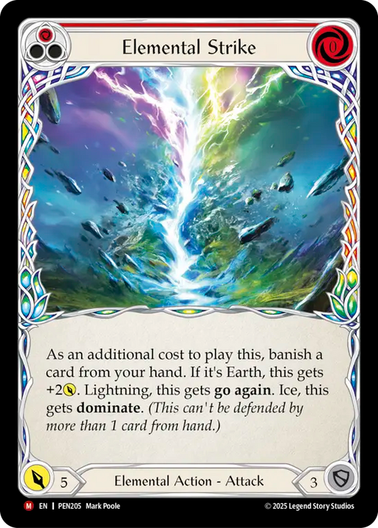 Elemental Strike (Red) PEN205 (Compendium of Rathe)