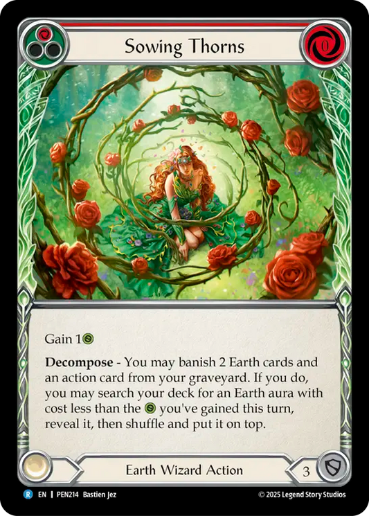Sowing Thorns (Red) PEN214 (Compendium of Rathe)